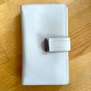 Danier Genuine Leather Cream Large Wallet/Clutch